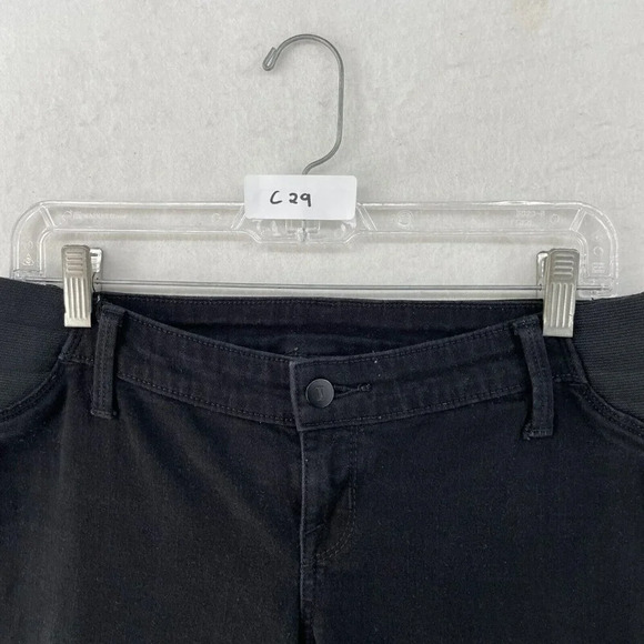 Isabel by Ingrid and Isabel Jeans Women's Sz 6 Black Maternity Skinny Entubado - Picture 10 of 10